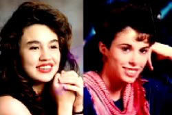 Colored headshot of Candy Belt and Gloria Ross