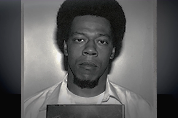 Prison mugshot of man 