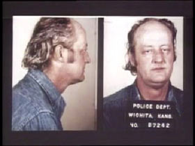 Two mug shots of David Courtney. He is a middle aged caucasian man with short dirty blonde hair and a receding hairline.