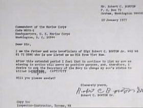 A typed letter, ineligble.