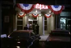 Jay walking into a building holding a fundraiser