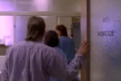 Student's walking into a homicide department