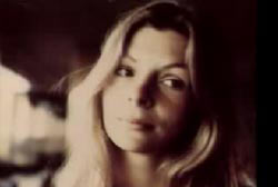 Holly Maddux with with blond hair