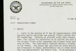 Charle's military report of what he witnessed that night