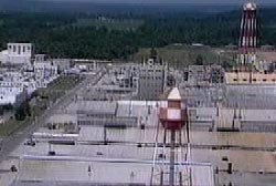 An arial view of factories in ohio