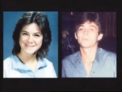 Left: Nancy Hyer smiling, Right: Billy Fischer